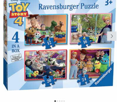 Ravensburger Disney Pixar Toy Story 4: 4 in a Box Jigsaw Puzzles (£7.99)